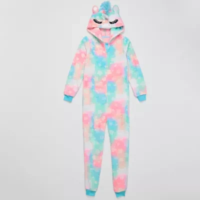 Little & Big Girls Long Sleeve One Piece Pajama