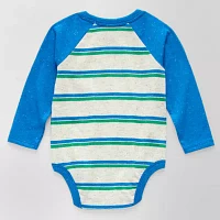 Okie Dokie Baby Boys Crew Neck Long Sleeve Bodysuit