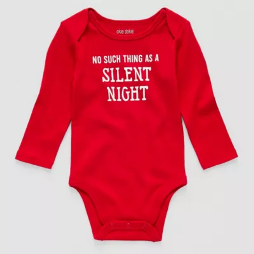 Okie Dokie Baby Unisex Round Neck Long Sleeve Bodysuit