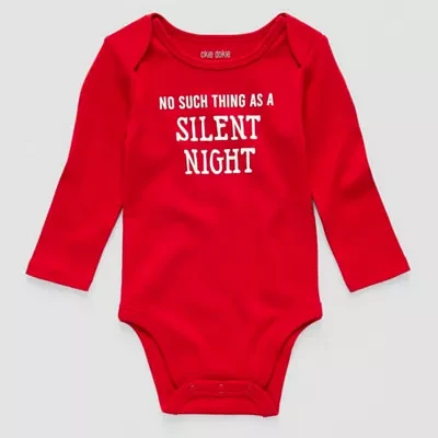 Okie Dokie Baby Unisex Round Neck Long Sleeve Bodysuit