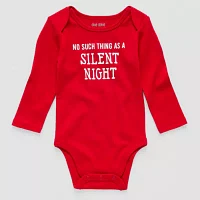 Okie Dokie Baby Unisex Round Neck Long Sleeve Bodysuit