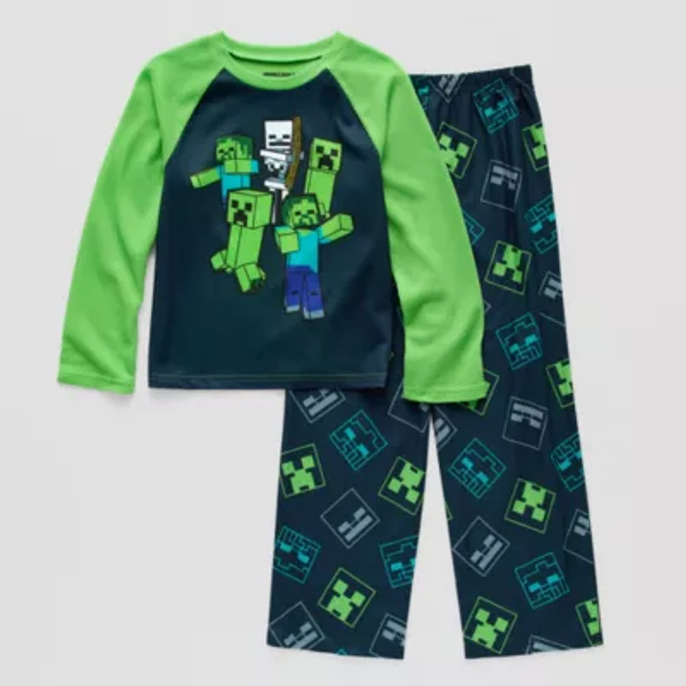 Little & Big Boys 2-pc. Minecraft Pajama Set