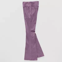 Xersion Little & Big Girls High Rise Flare Pull-On Pant