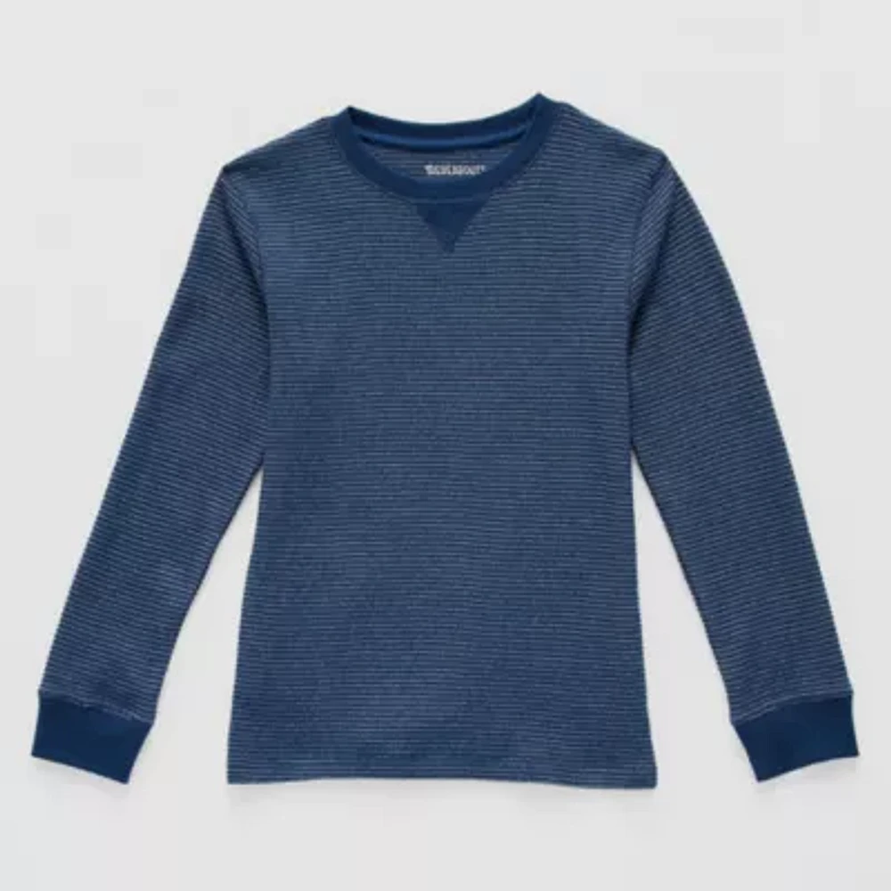 Thereabouts Little & Big Boys Crew Neck Long Sleeve Thermal Top