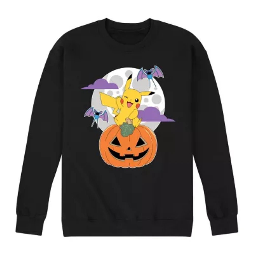 Mens Long Sleeve Pokemon Halloween Sweatshirt