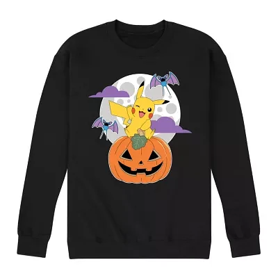 Mens Long Sleeve Pokemon Halloween Sweatshirt