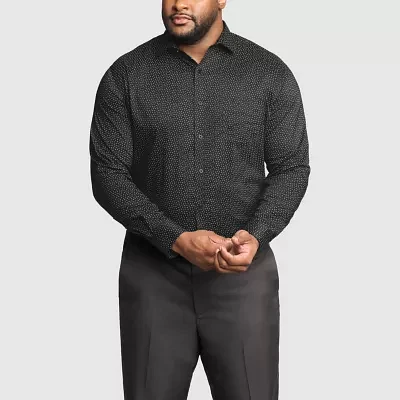 Van Heusen Big and Tall Ultra Flex Mens Regular Fit Wrinkle Free Long Sleeve Dress Shirt
