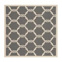 Safavieh Courtyard Collection Jobeth Geometric Indoor/Outdoor Square Area Rug