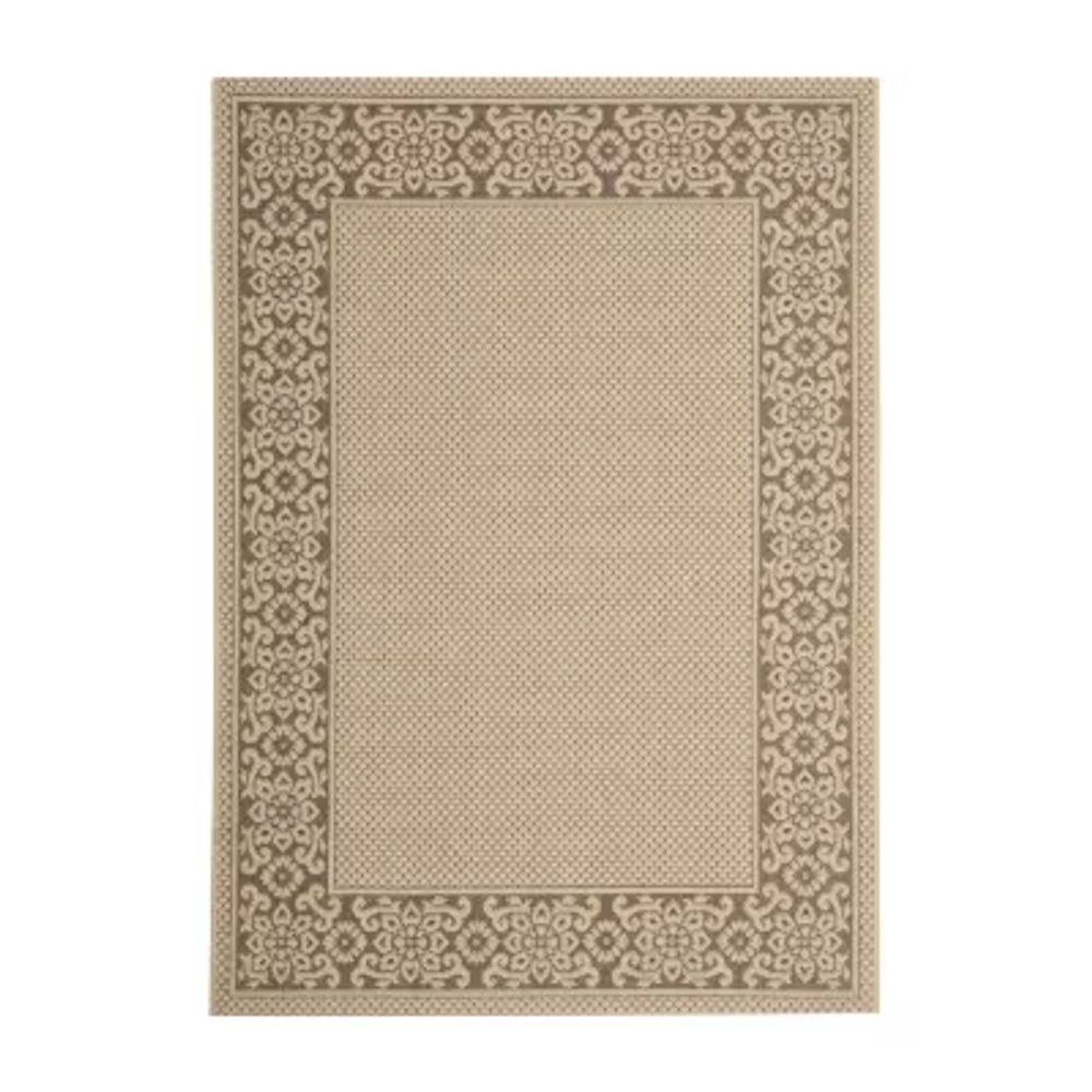 Safavieh Courtyard Collection Oswald Floral Indoor/Outdoor Area Rug