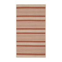 Safavieh Courtyard Collection Santos Stripe Indoor/Outdoor Area Rug