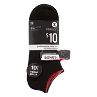 Xersion Womens 10-Pk Athletic No-Show Socks