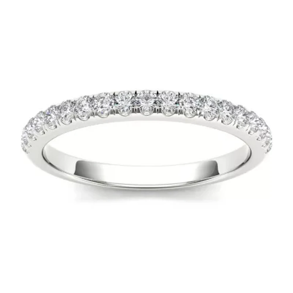 2MM 1/ CT. T.W. Natural White Diamond 10K Gold Wedding Band