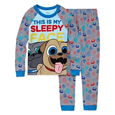 Disney Collection Little & Big Boys 2-pc. Puppy Dog Pals Pajama Set