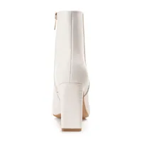 Journee Collection Womens Sarla Block Heel Booties