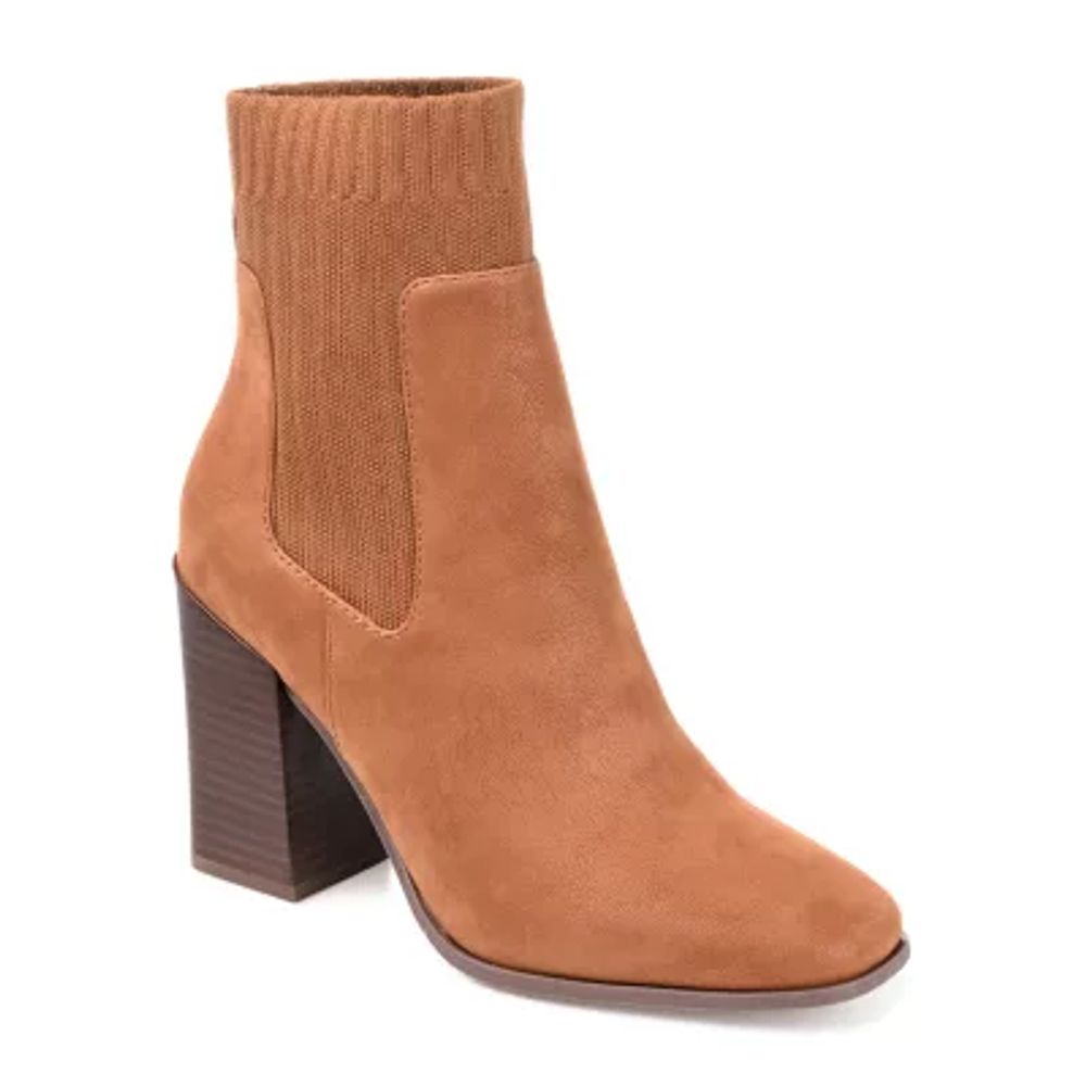 Journee Collection Womens Adalia Stacked Heel Booties