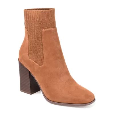 Journee Collection Womens Adalia Stacked Heel Booties