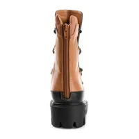 Journee Collection Womens Terrain Block Heel Booties