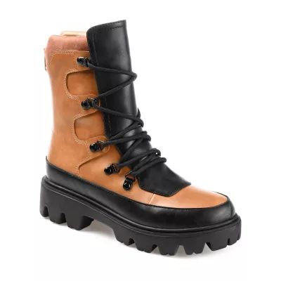 Journee Collection Womens Terrain Block Heel Booties