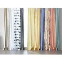 Home Expressions Stockholm Solid Light-Filtering Rod Pocket Single Curtain Panel