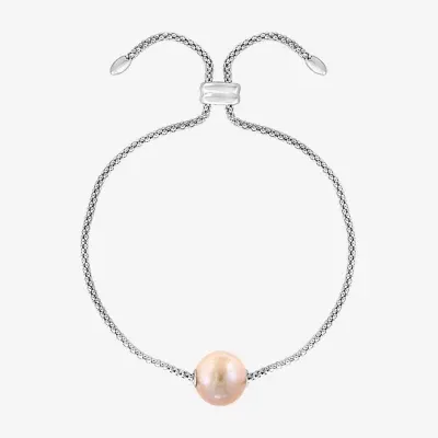 Effy  Cultured Freshwater Pearl Sterling Silver Bolo Bracelet