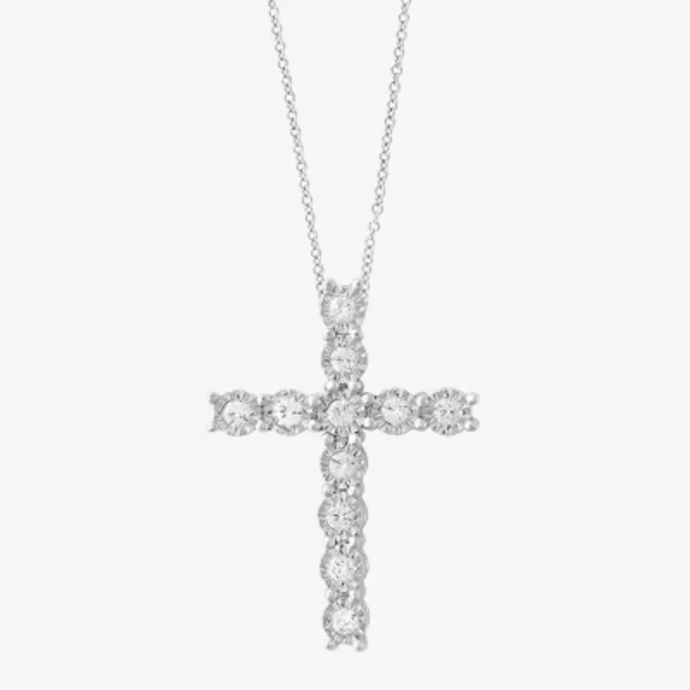 Antique Silver Tone Large Cross Pendant, Slim Design Cross Pendant,  Spiritual Jewelry, Men's Necklace, Women's Necklace