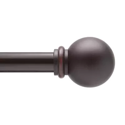 Kenney Alanis Ball 5/8 Adjustable Curtain Rod
