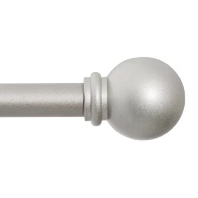 Kenney Alanis Ball 5/8 Adjustable Curtain Rod