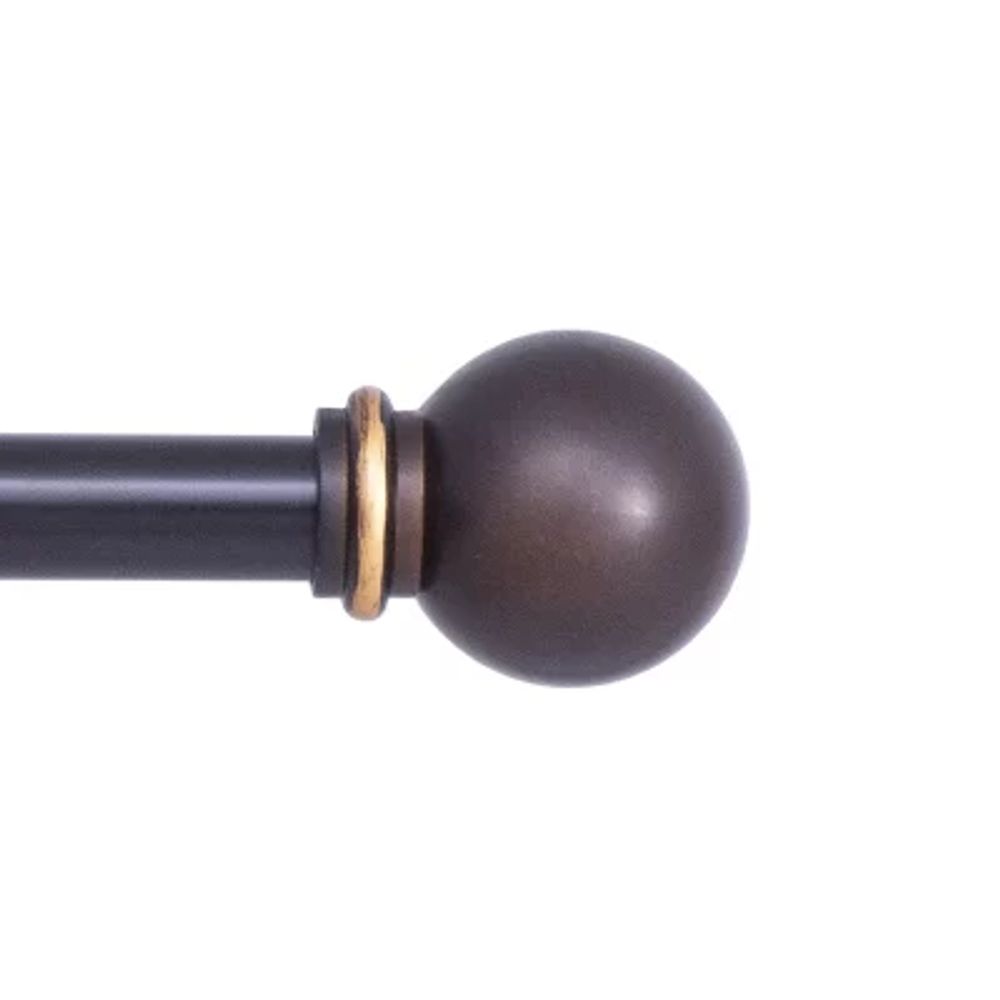 Kenney Alanis Ball 5/8 Adjustable Curtain Rod