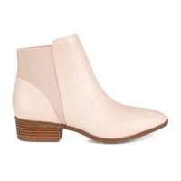 Journee Collection Womens Cerise Stacked Heel Booties