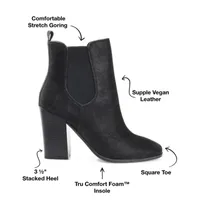 Journee Collection Womens Maxxie Stacked Heel Booties