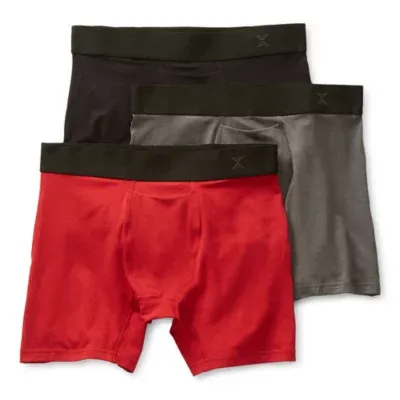 Xersion Quick Dry Mens 3 Pack Boxer Briefs