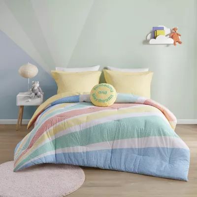 Urban Habitat Kids Jessie Stripes 100% Cotton Comforter Set with Decorative Pillow
