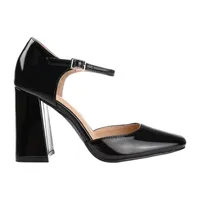 Journee Collection Womens Hesster Block Heel Pumps