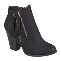 Journee Collection Womens Vally Stacked Heel Booties