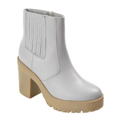 Journee Collection Womens Riplee Block Heel Booties