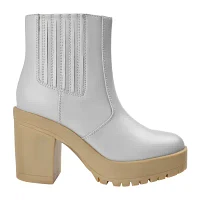 Journee Collection Womens Riplee Block Heel Booties