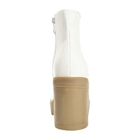 Journee Collection Womens Riplee Block Heel Booties