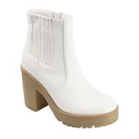 Journee Collection Womens Riplee Block Heel Booties