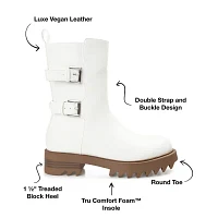 Journee Collection Womens Yasmine Block Heel Booties