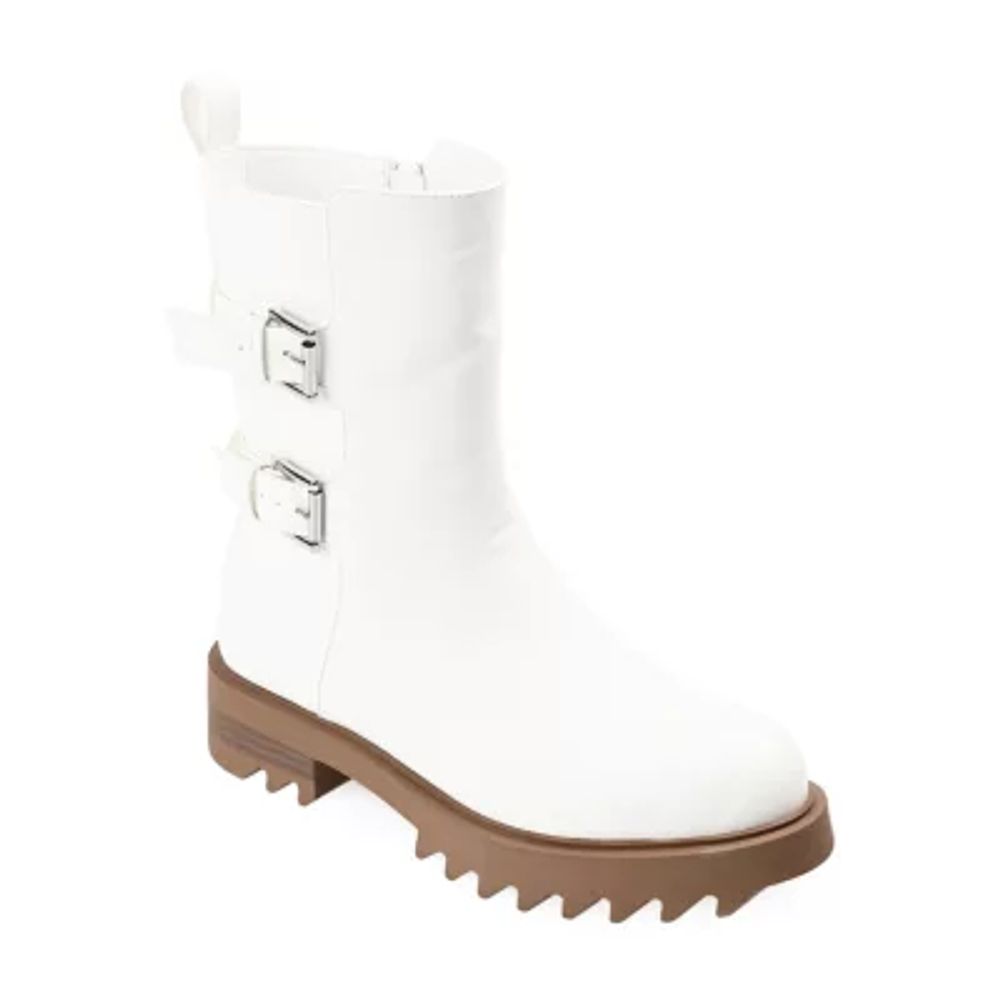 Journee Collection Womens Yasmine Block Heel Booties