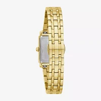 Bulova Womens Gold Tone Stainless Steel Bracelet Watch 97l177