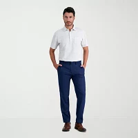 Haggar Mens Slim Fit Flat Front Pant