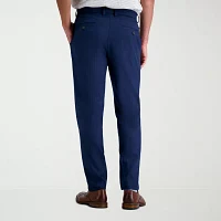 Haggar Mens Slim Fit Flat Front Pant