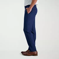 Haggar Mens Slim Fit Flat Front Pant