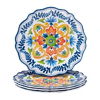 Certified International Flores 4-pc. Melamine Dinner Plate