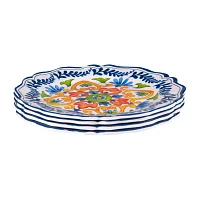 Certified International Flores 4-pc. Melamine Dinner Plate