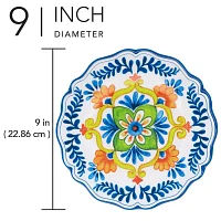 Certified International Flores 4-pc. Melamine Salad Plate