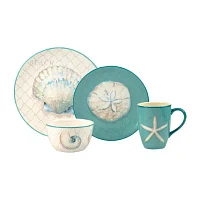 Certified International Ocean View 16-pc. Earthenware Dinnerware Set