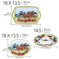 Certified International Derby Day At The Races 3-pc. Serving Set