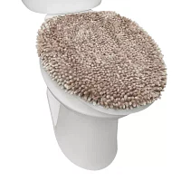 Town And Country Noodle Taupe Toilet Lid Cover